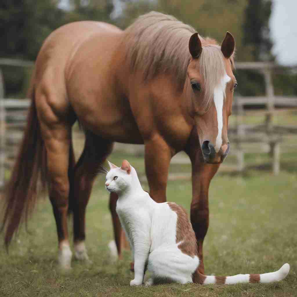 Cat and horse 3